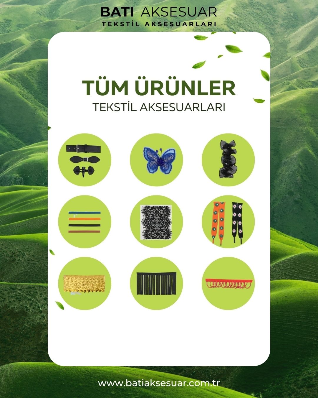 Tüm Tekstil Aksesuar Çeşitleri